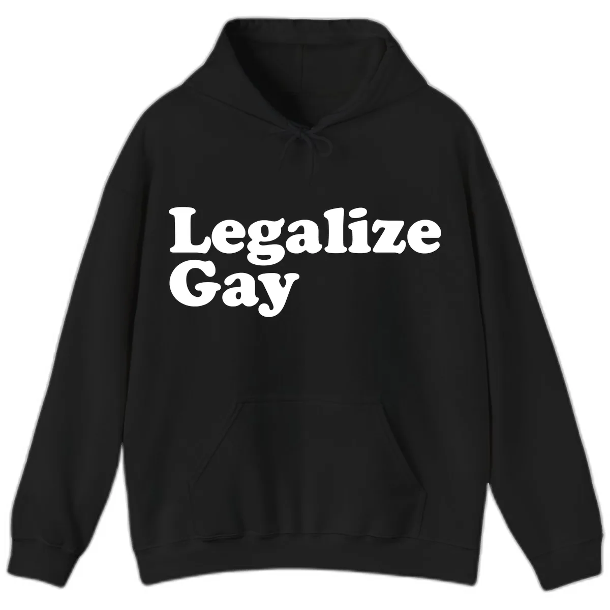 Legalize Gay Hoodie in Black