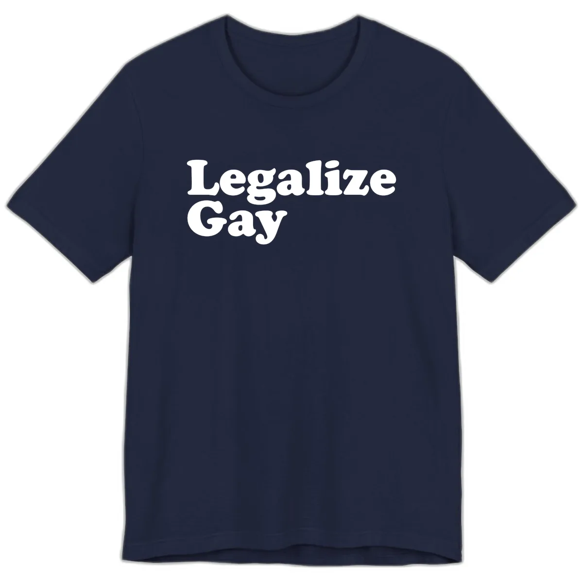 Legalize Gay Premium T-Shirt in Navy