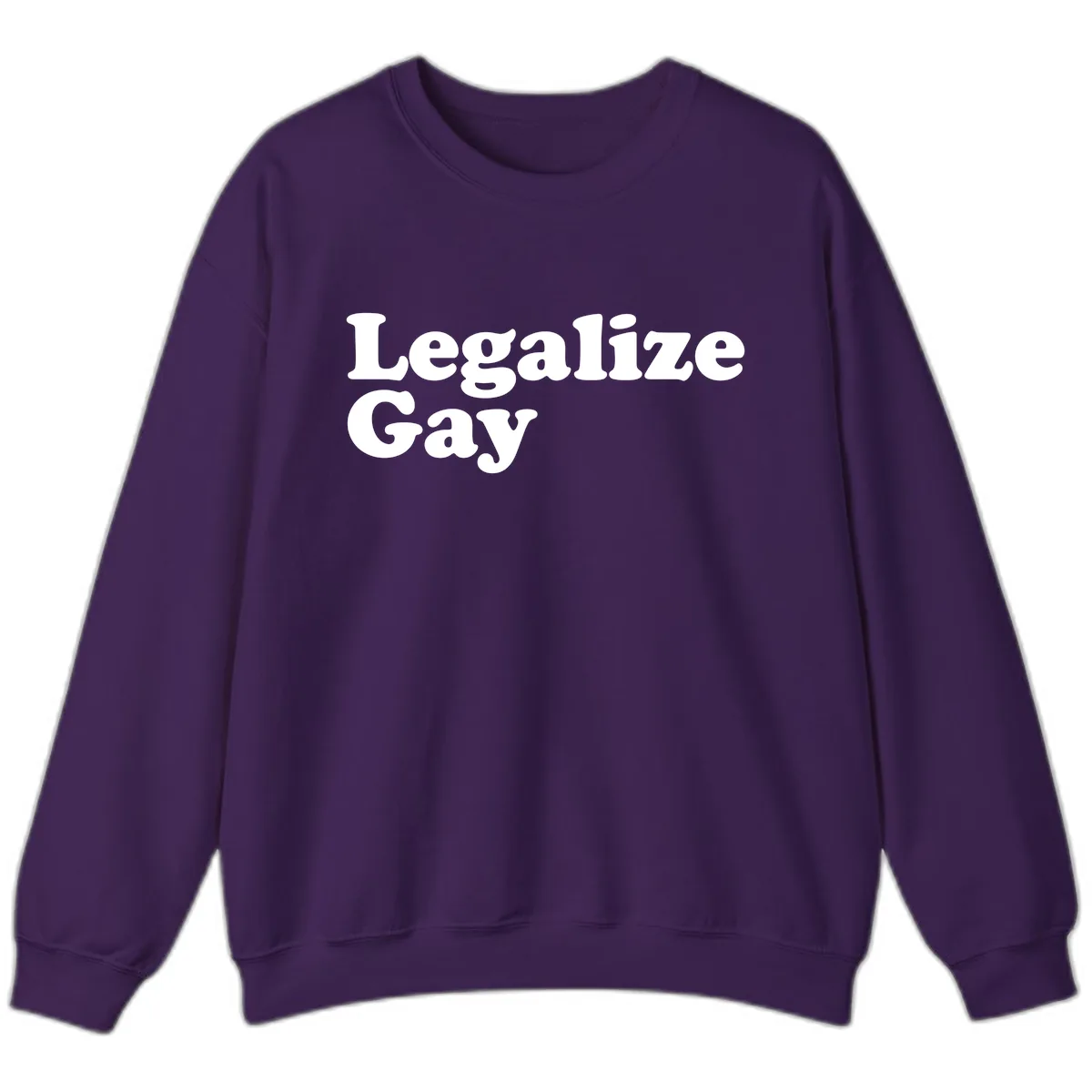 Legalize Gay Sweatshirt in Purple