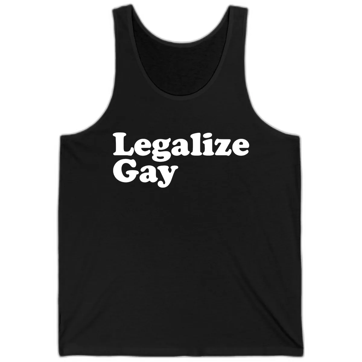Legalize Gay Tank in Black