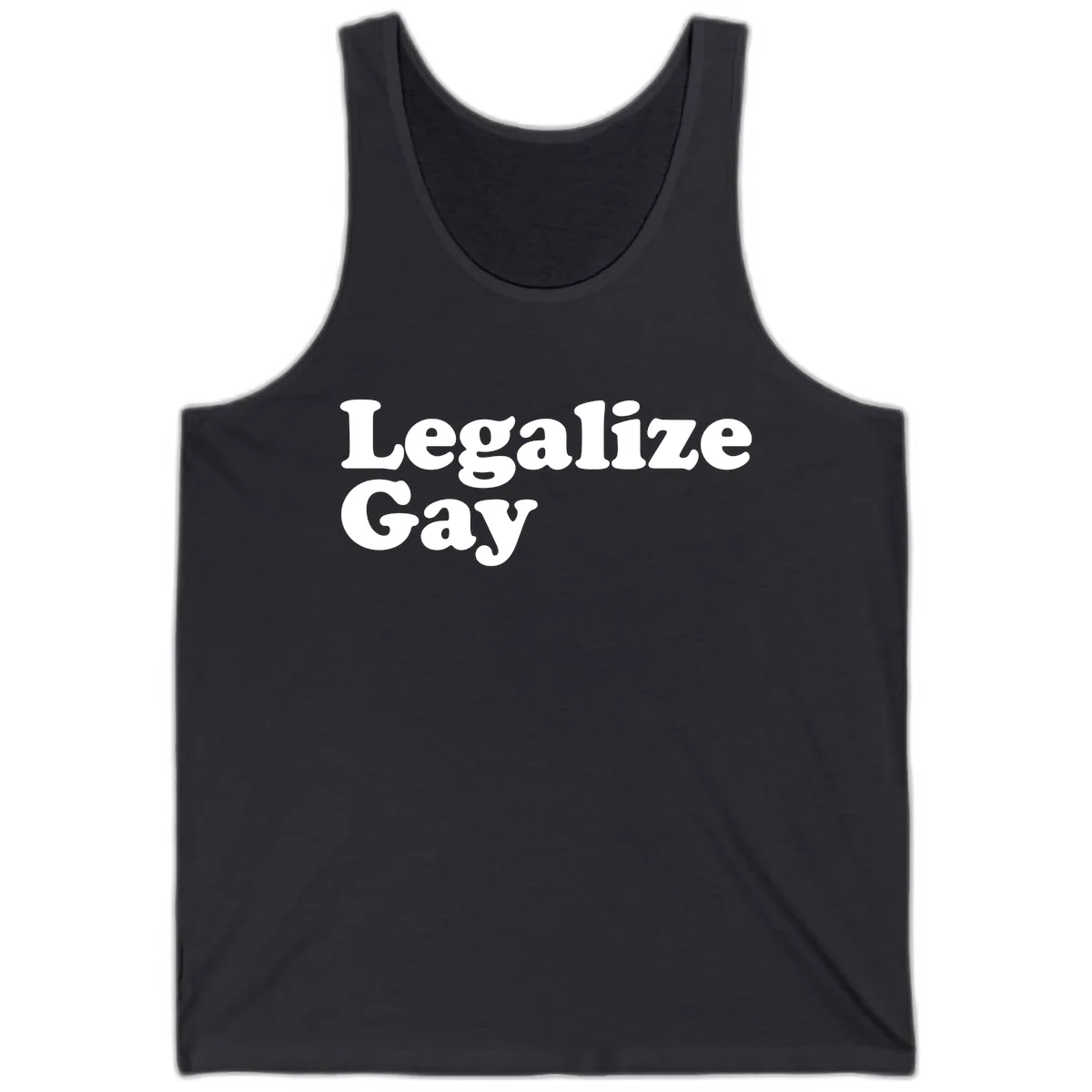 Legalize Gay Tank in Dark Grey