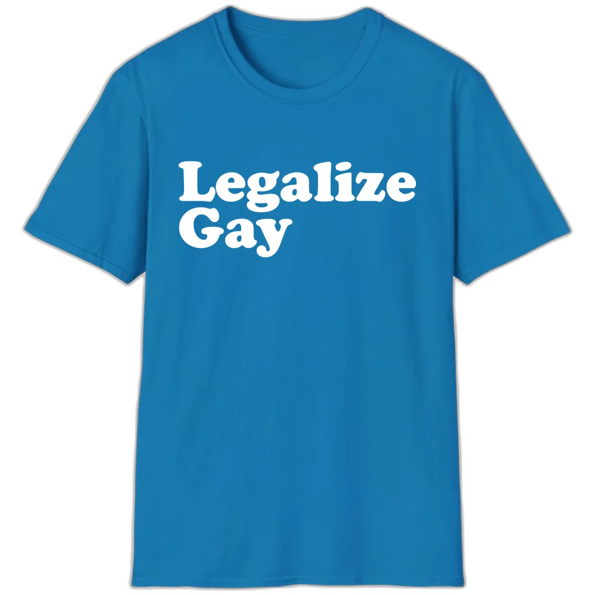 Legalize Gay T-Shirt in Sapphire