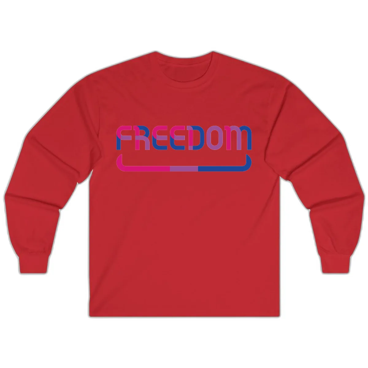 Freedom On Pride Long Sleeve in Red