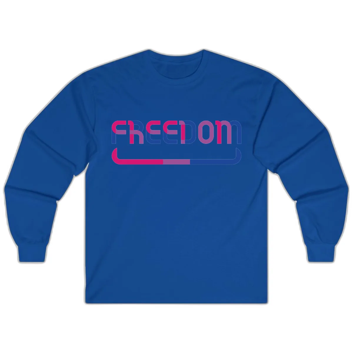 Freedom On Pride Long Sleeve in Royal