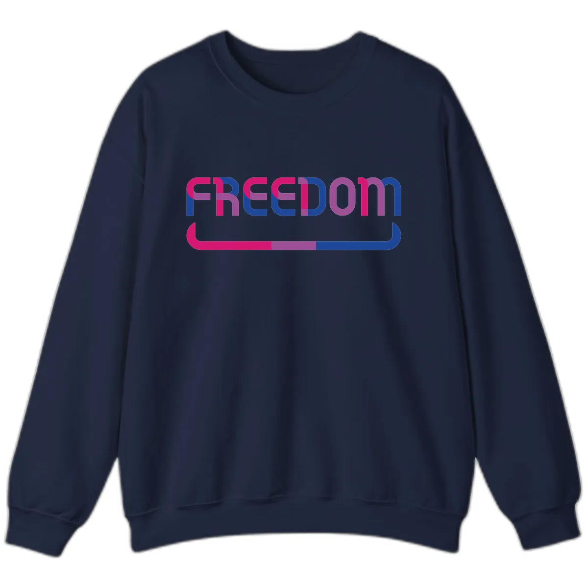 Freedom On Pride Sweatshirt in Navy