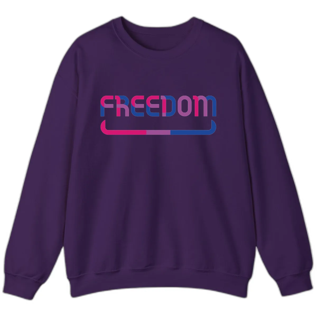Freedom On Pride Sweatshirt in Purple
