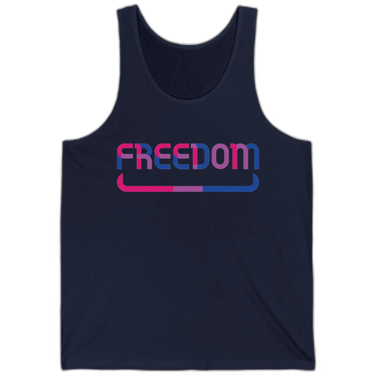 Freedom On Pride Tank in Navy