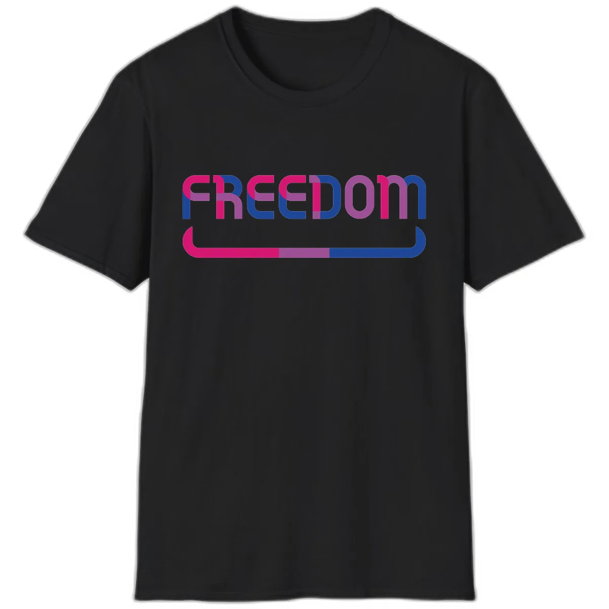 Freedom On Pride T-Shirt in Black