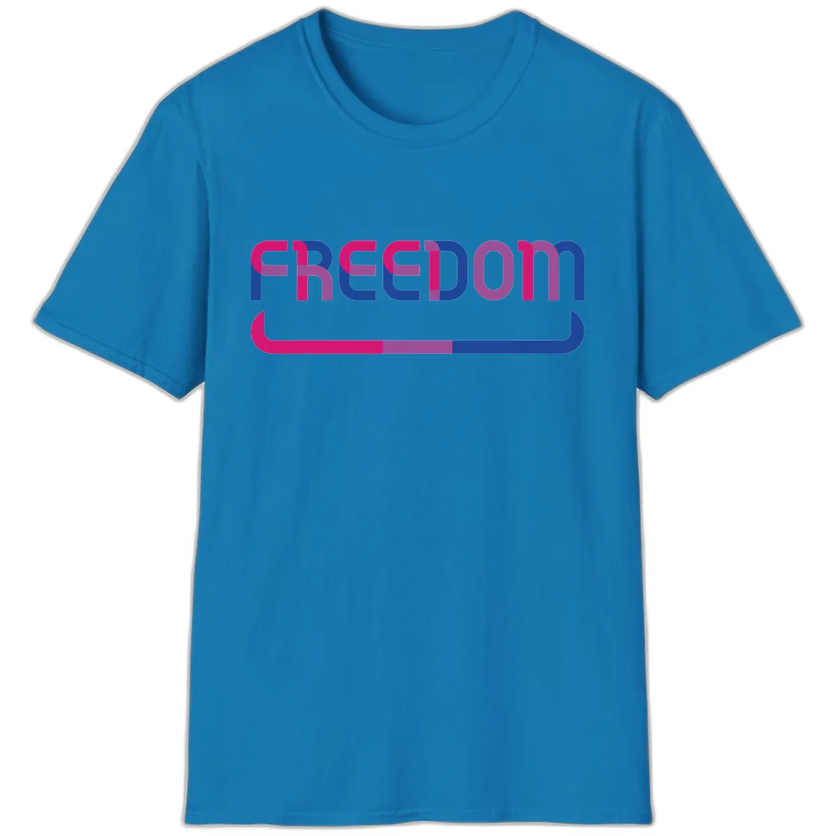 Freedom On Pride T-Shirt in Sapphire