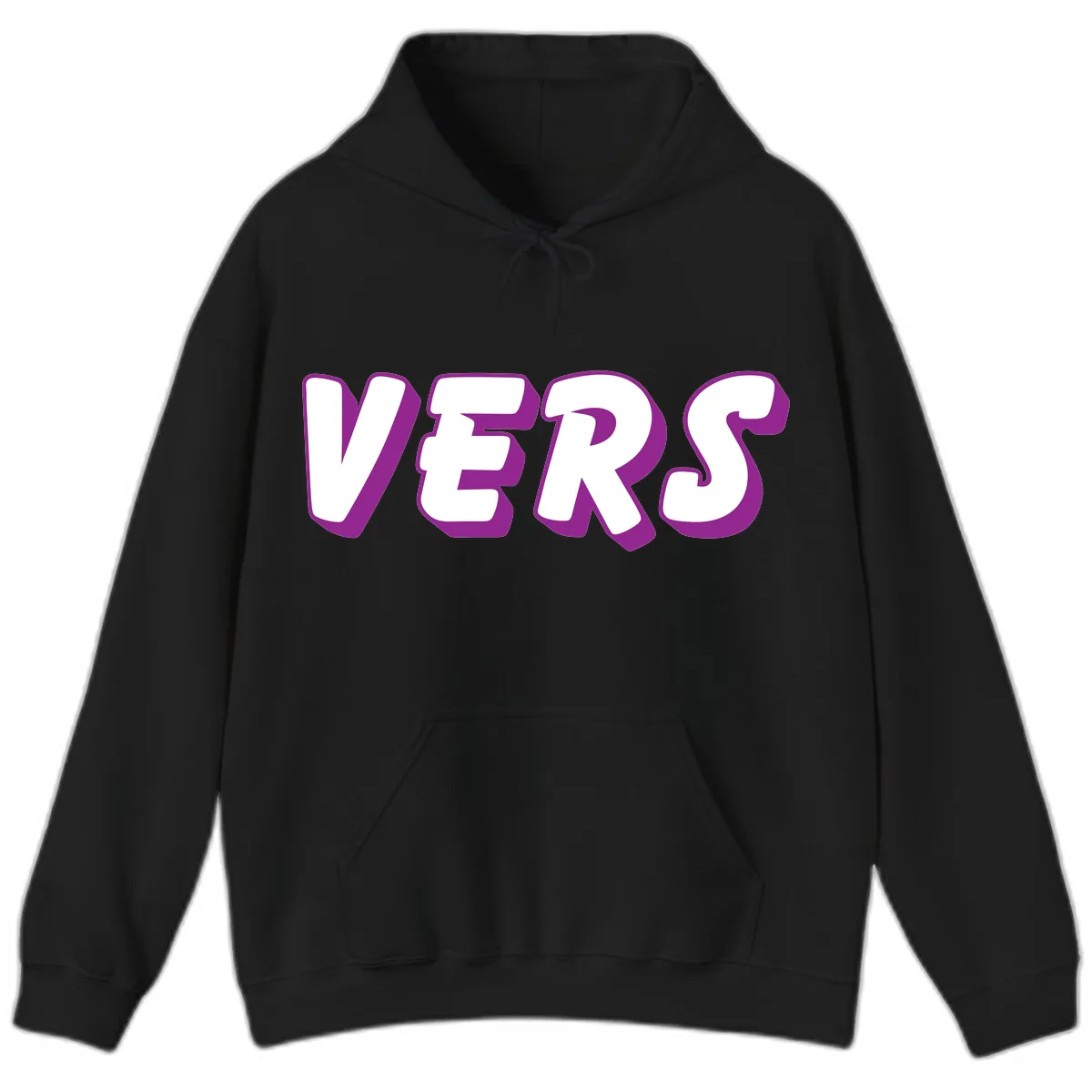 Vers Pride Statement Hoodie in Black