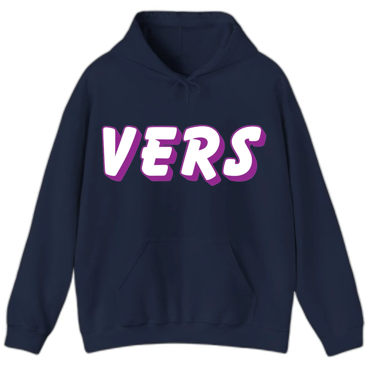 Vers Pride Statement Hoodie in Navy