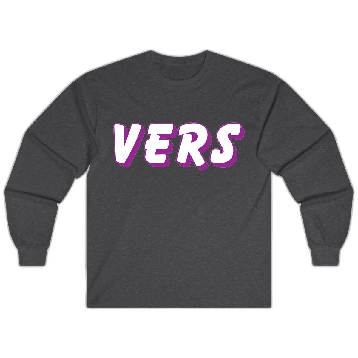 Vers Pride Statement Long Sleeve in Dark Heather