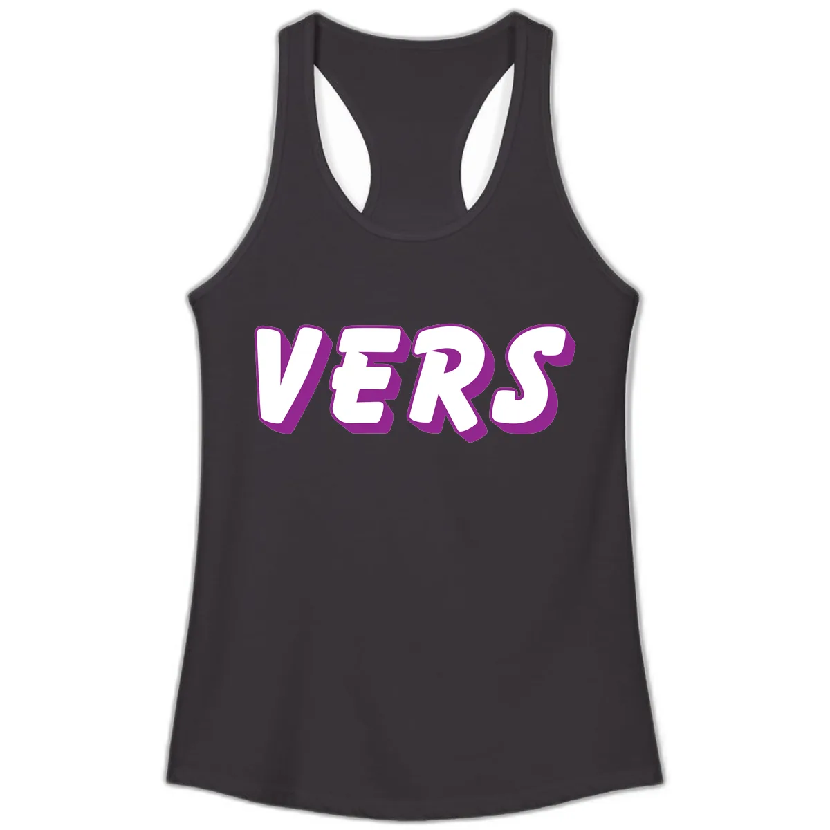 Vers Pride Statement Ladies Tank in Black