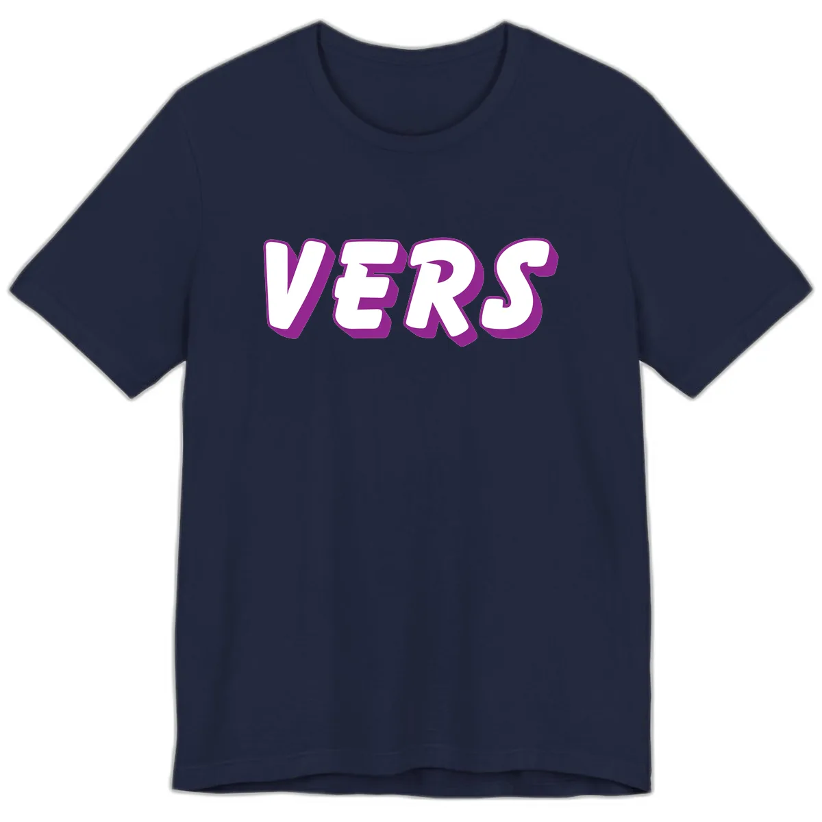 Vers Pride Statement Premium T-Shirt in Navy