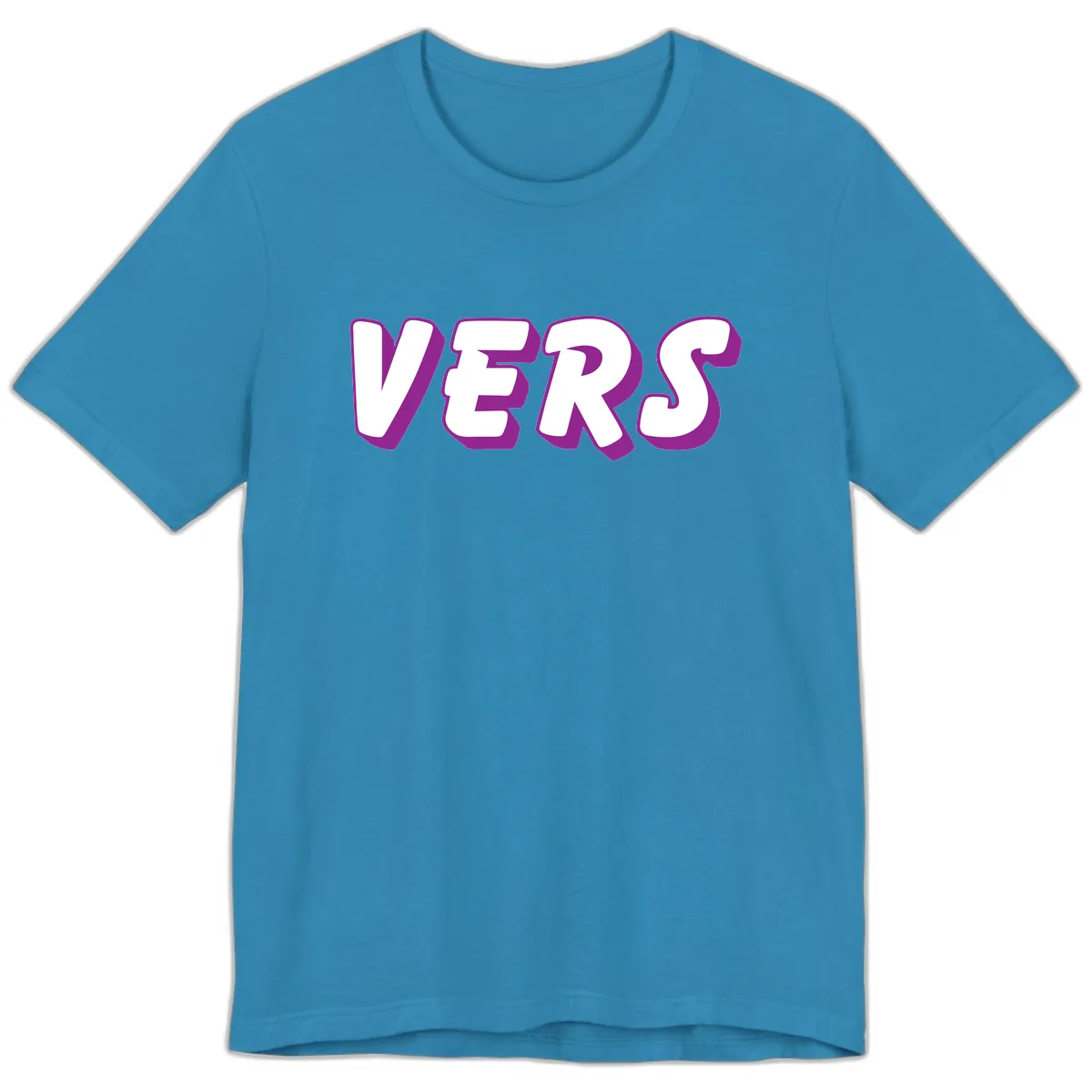 Vers Pride Statement Premium T-Shirt in Aqua