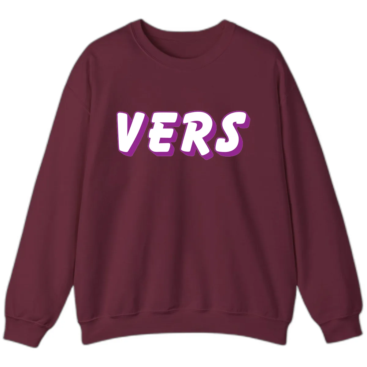 Vers Pride Statement Sweatshirt in Maroon