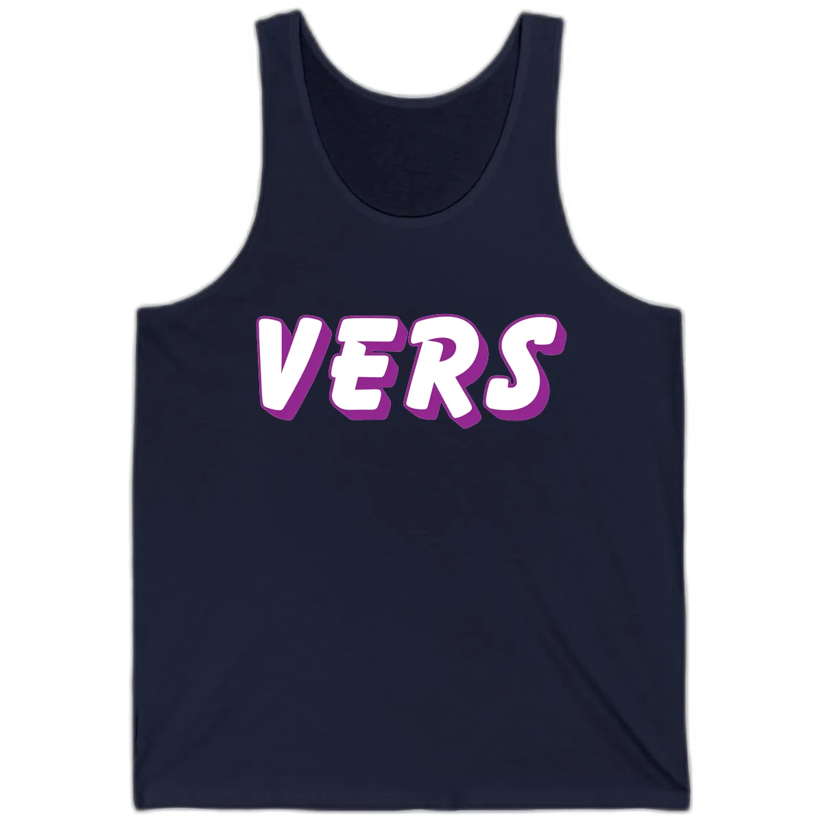 Vers Pride Statement Tank in Navy