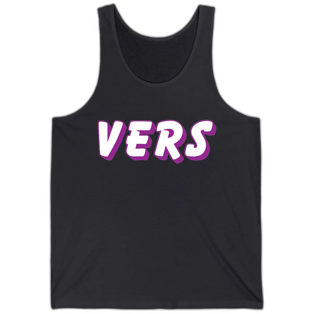 Vers Pride Statement Tank in Dark Grey