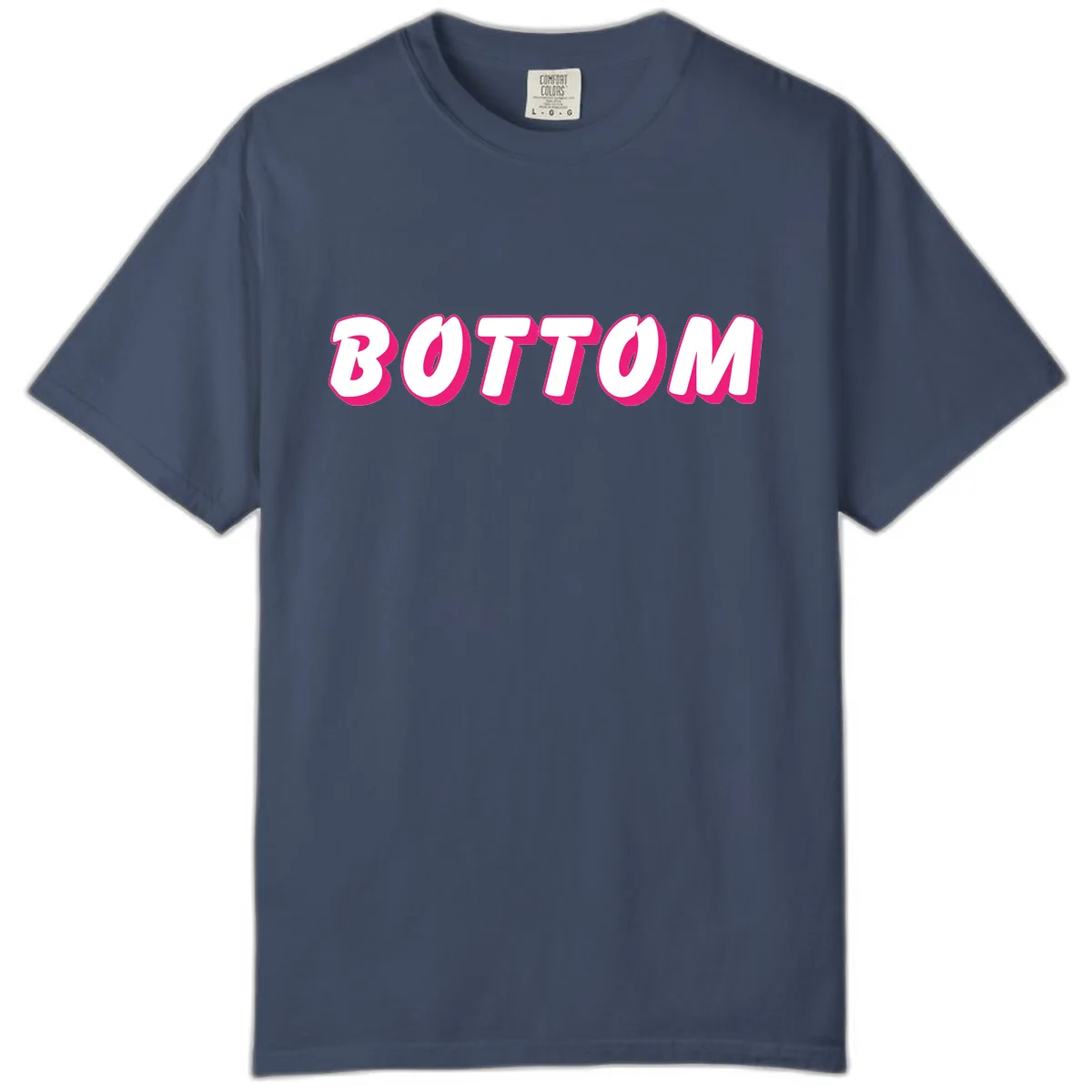Bottom Bold Typography Design Comfort Color in Midnight