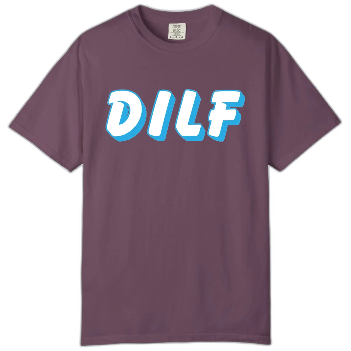 DLSF Bold Typography Design Comfort Color in Berry