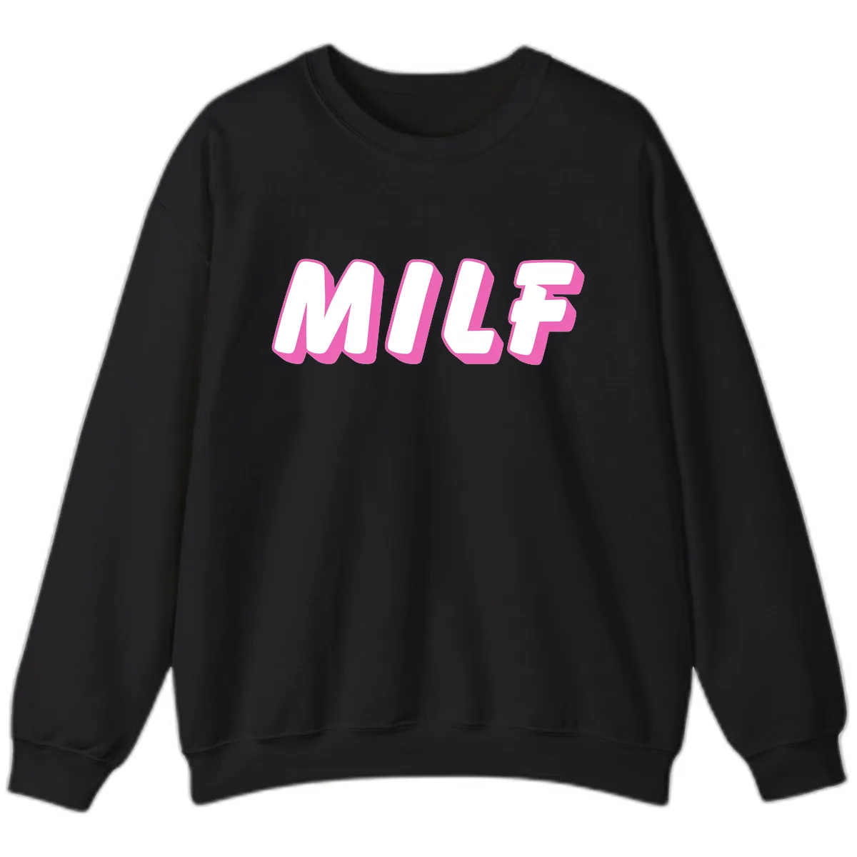 Milf Squad Forever Pride Graphic Sweatshirt in Black