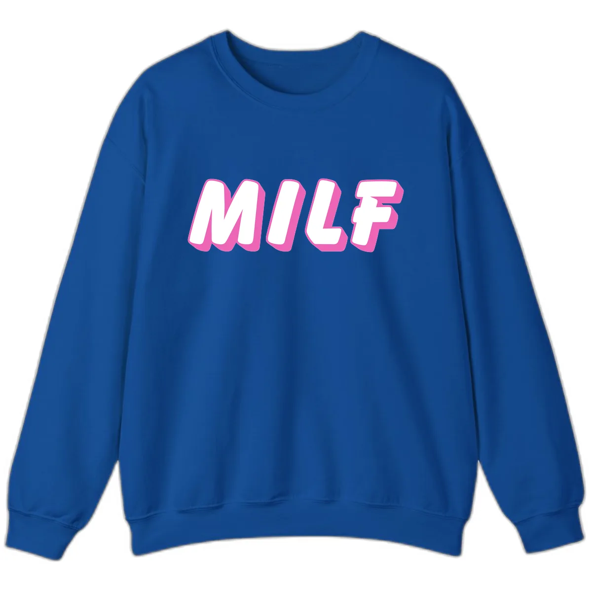 Milf Squad Forever Pride Graphic Sweatshirt in Royal