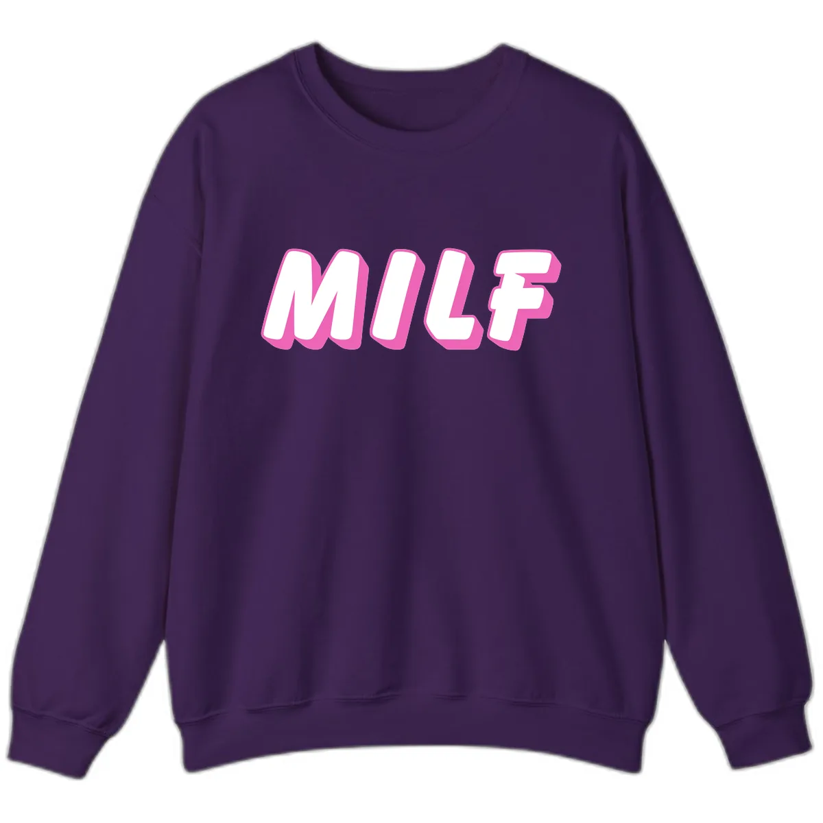 Milf Squad Forever Pride Graphic Sweatshirt in Purple