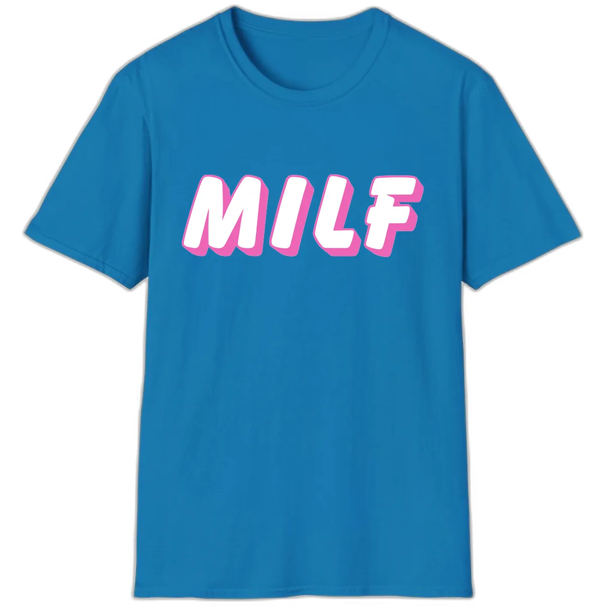Milf Squad Forever Pride Graphic T-Shirt in Sapphire