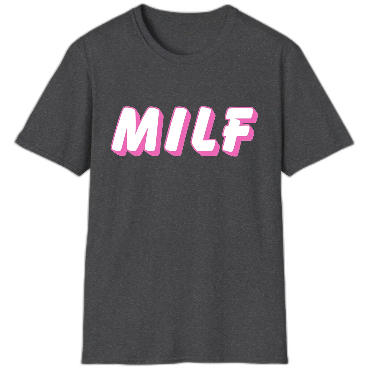 Milf Squad Forever Pride Graphic T-Shirt in Dark Heather