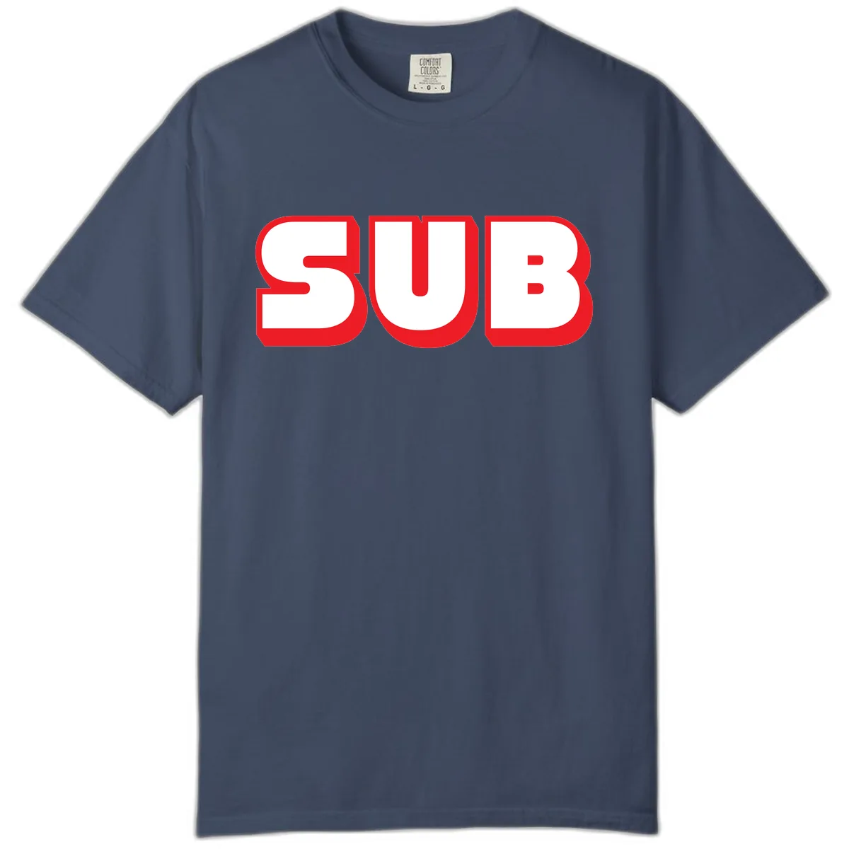 Sub Three Bold Graphic Comfort Color in Midnight