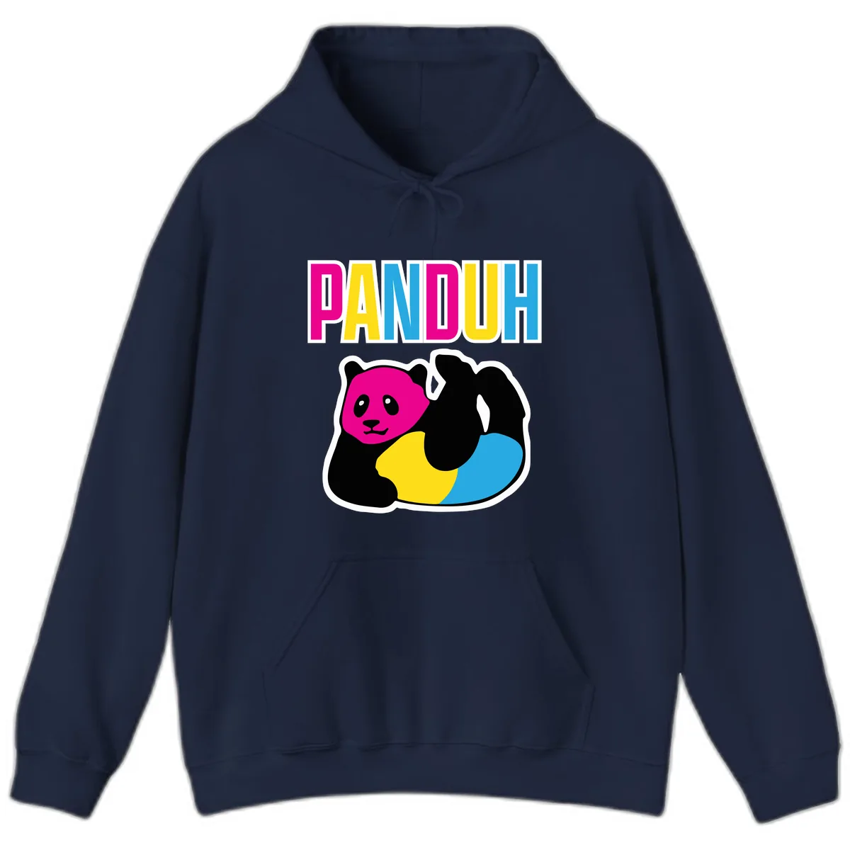 Pandouh Pride Panda Hoodie in Navy