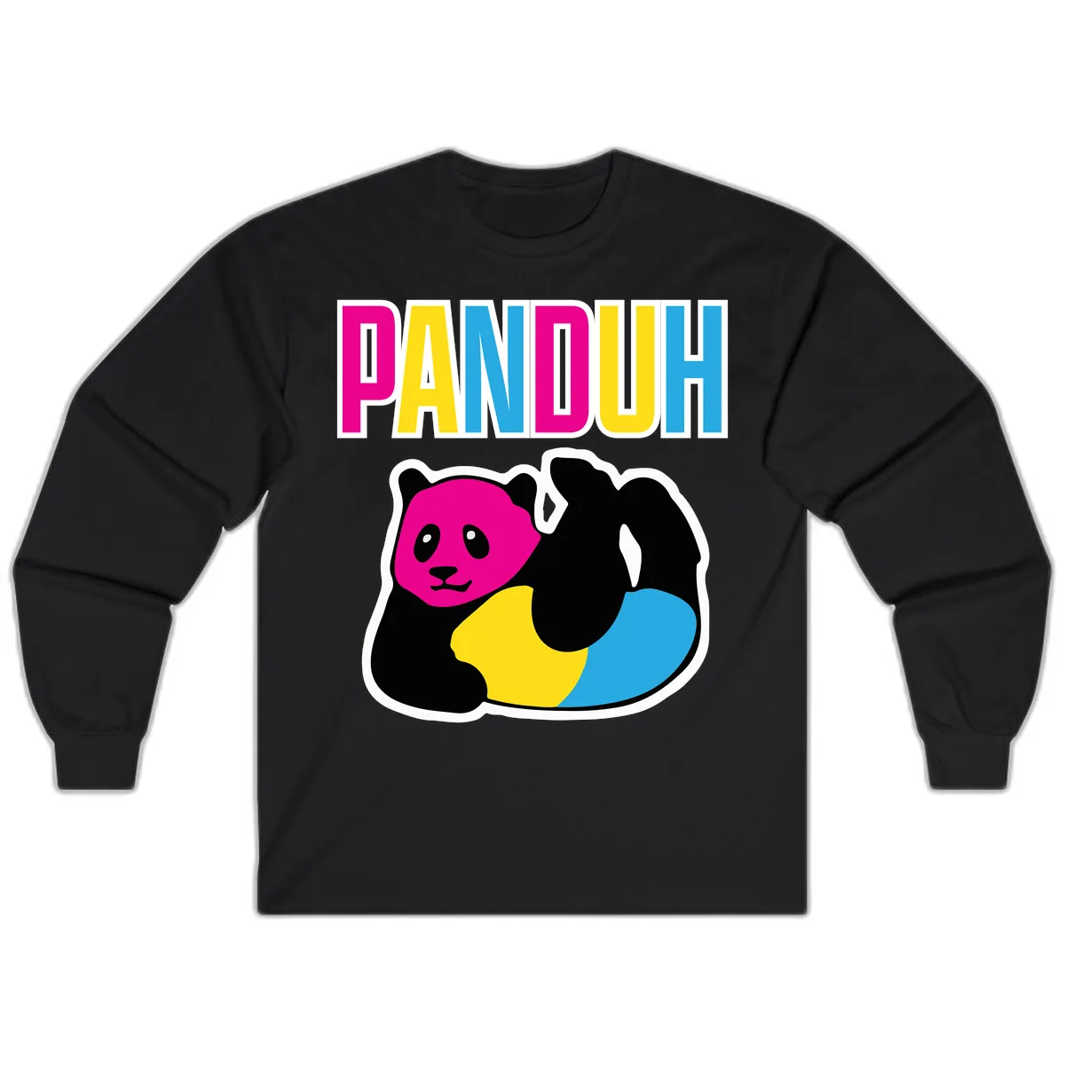 Pandouh Pride Panda Long Sleeve in Black