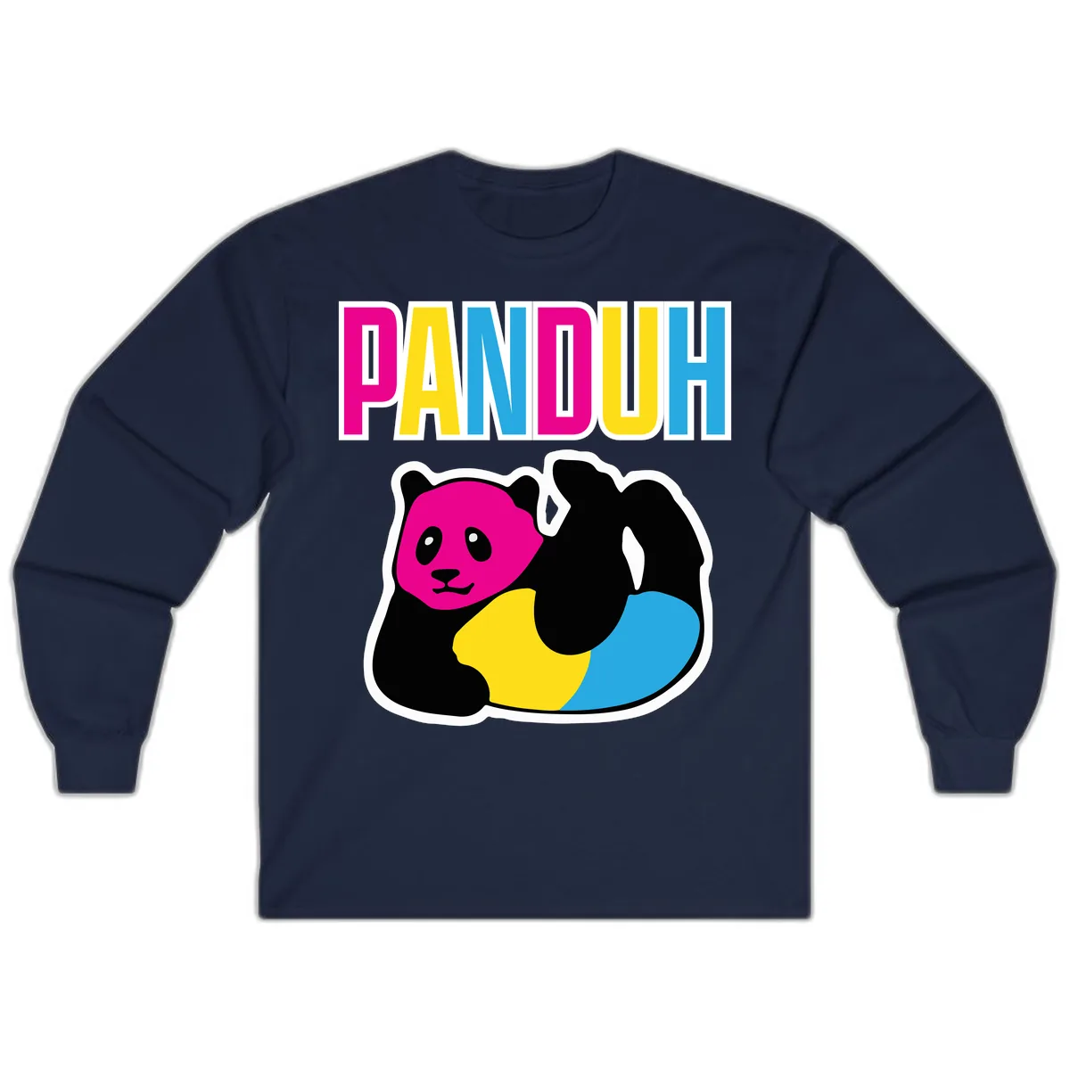 Pandouh Pride Panda Long Sleeve in Navy