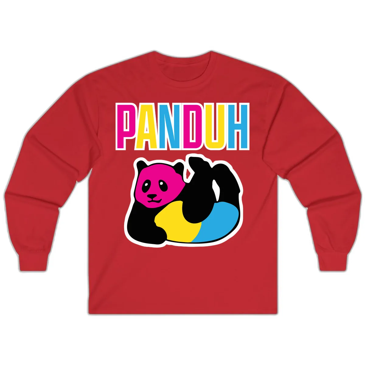 Pandouh Pride Panda Long Sleeve in Red