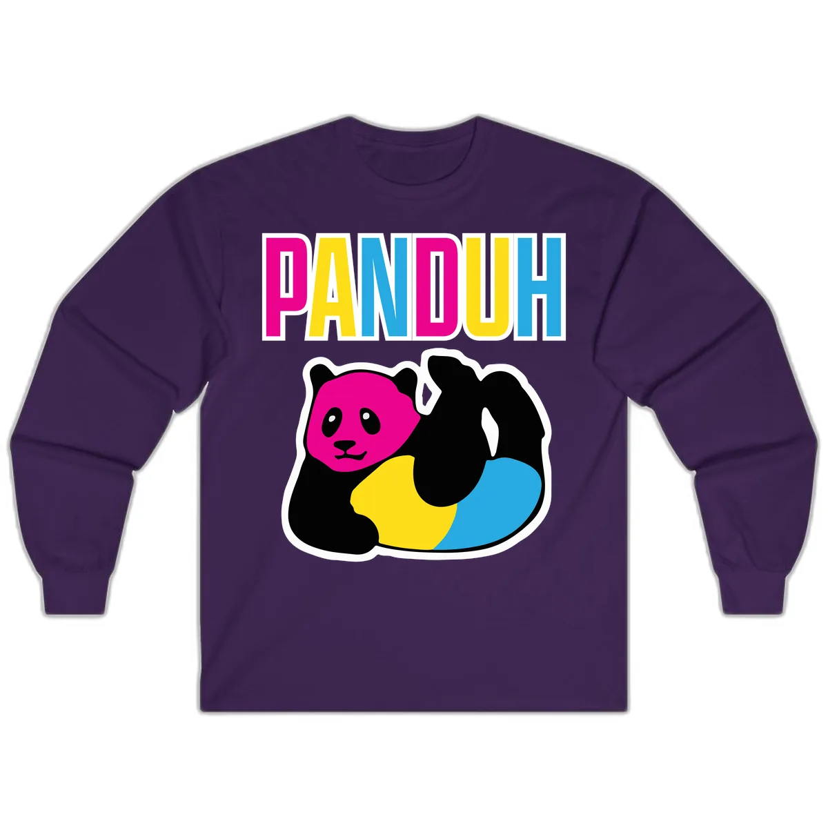 Pandouh Pride Panda Long Sleeve in Purple