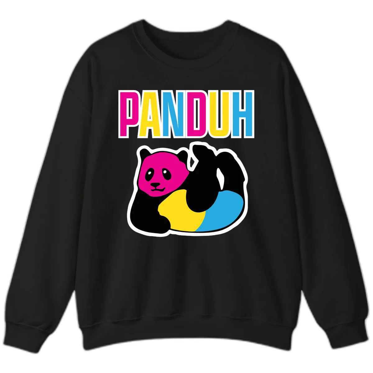 Pandouh Pride Panda Sweatshirt in Black