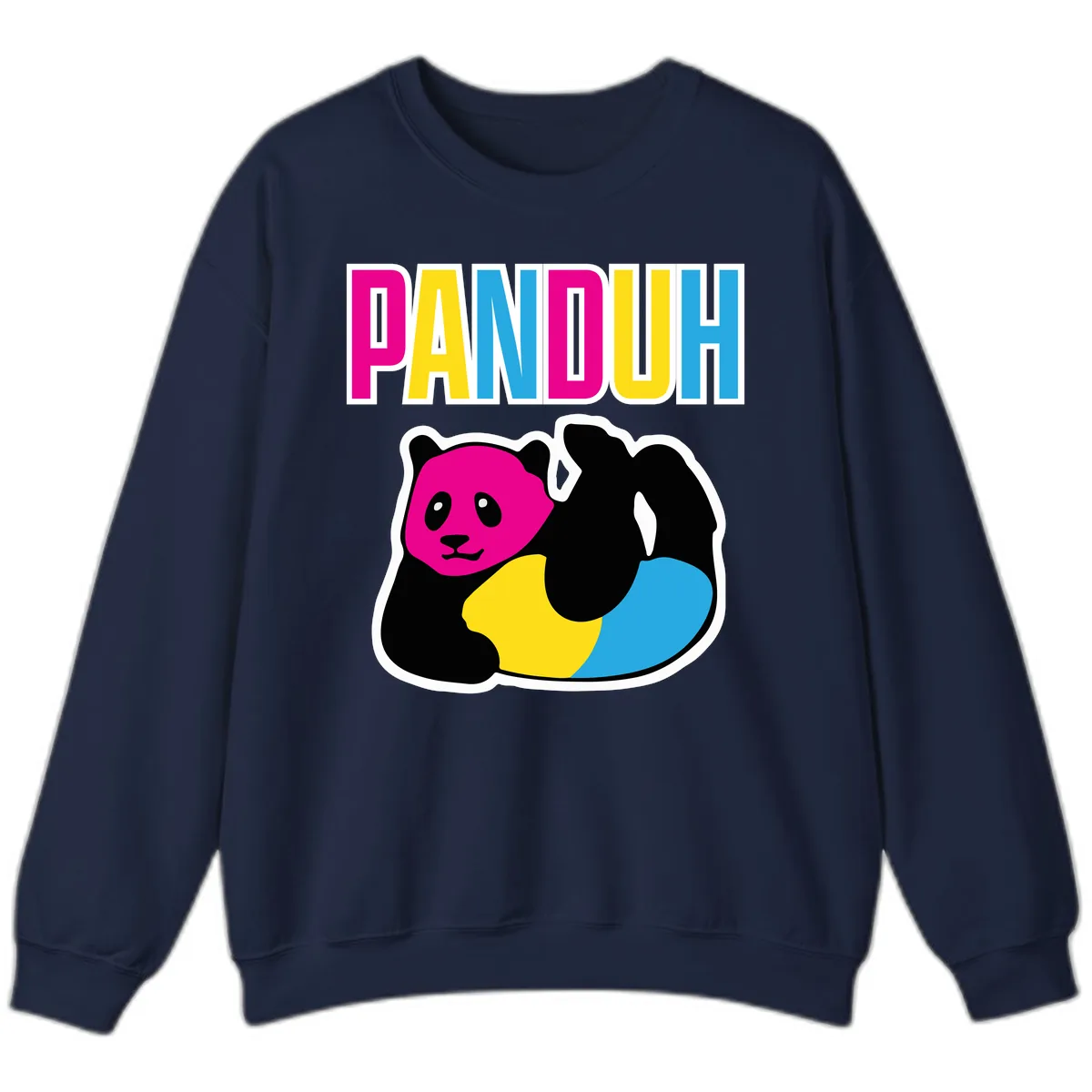 Pandouh Pride Panda Sweatshirt in Navy