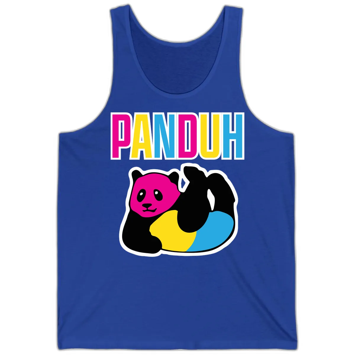 Pandouh Pride Panda Tank in True Royal