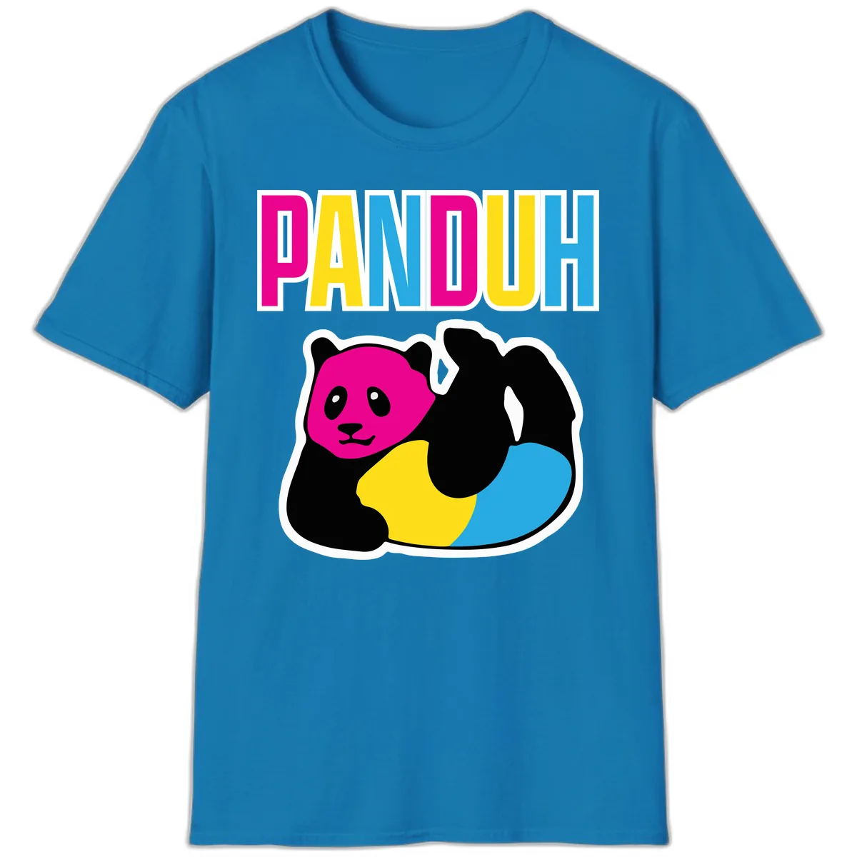 Pandouh Pride Panda T-Shirt in Sapphire