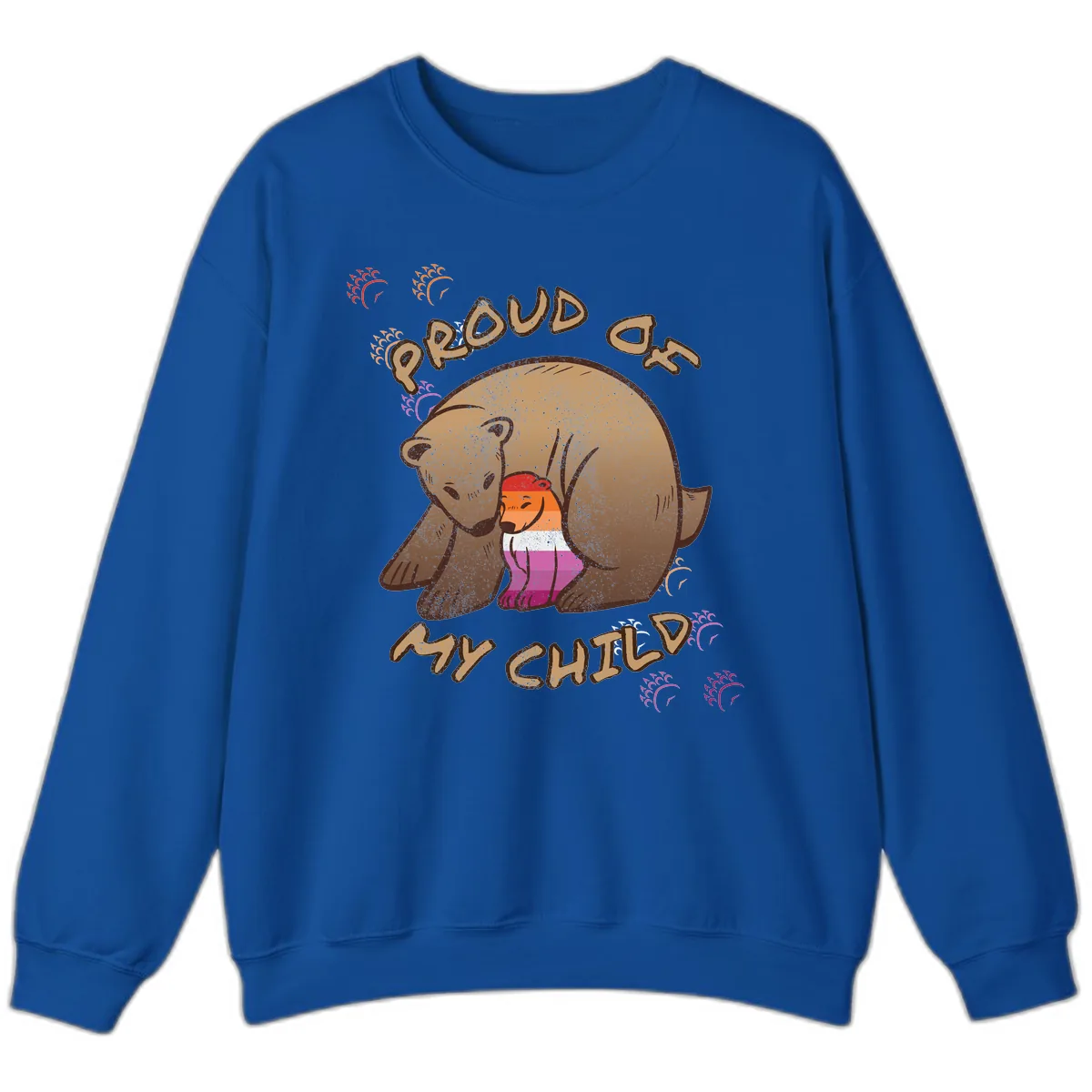 Proud As My Sushi Bear Sweatshirt in Royal
