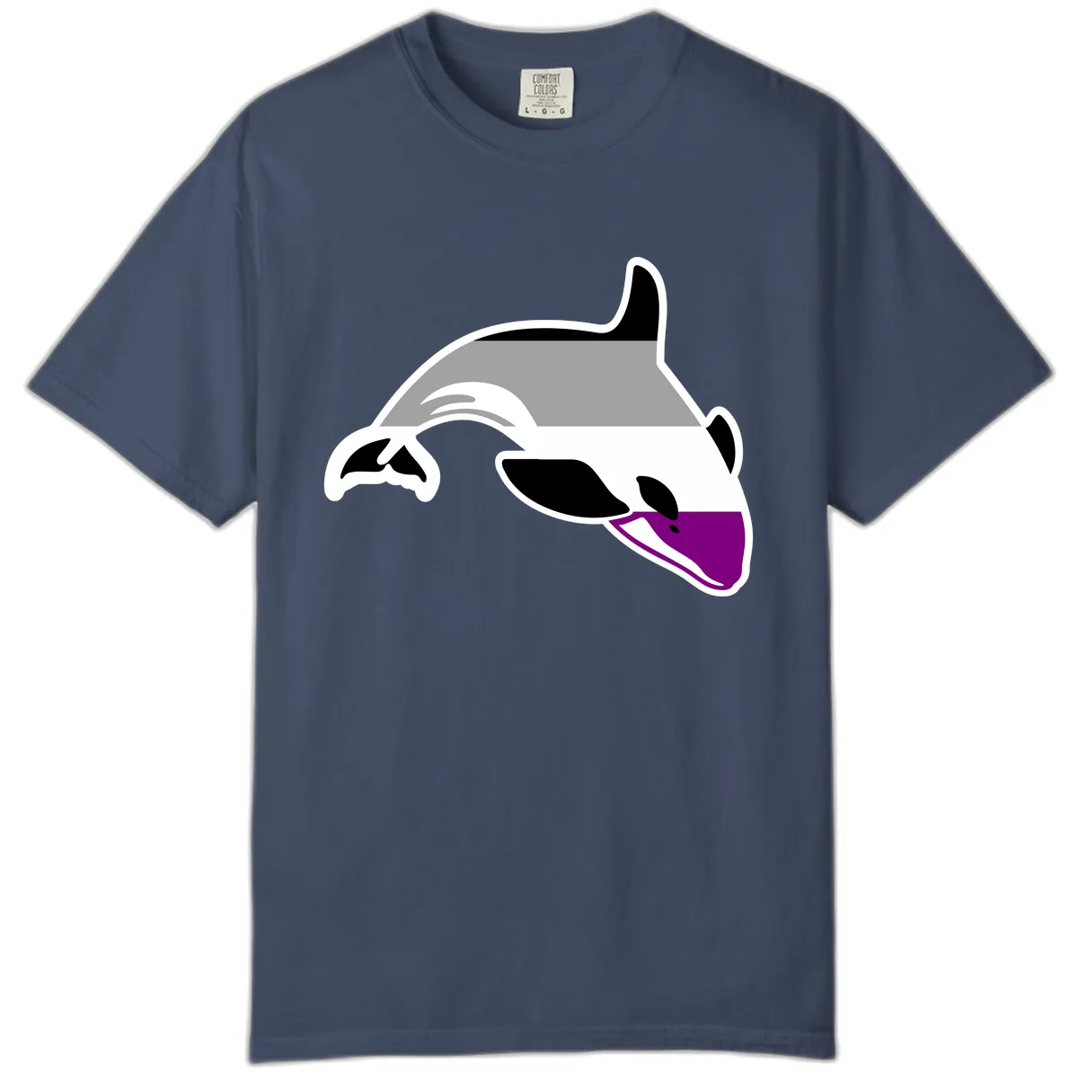 Orca Pride Comfort Color in Midnight