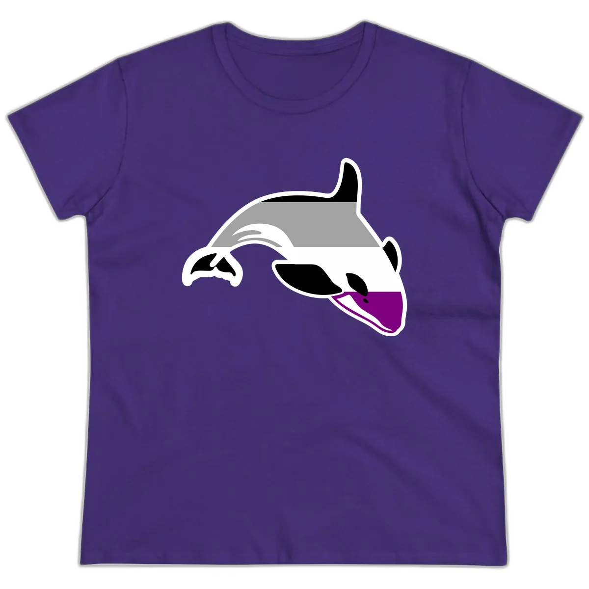 Orca Pride Ladies Tee in Purple