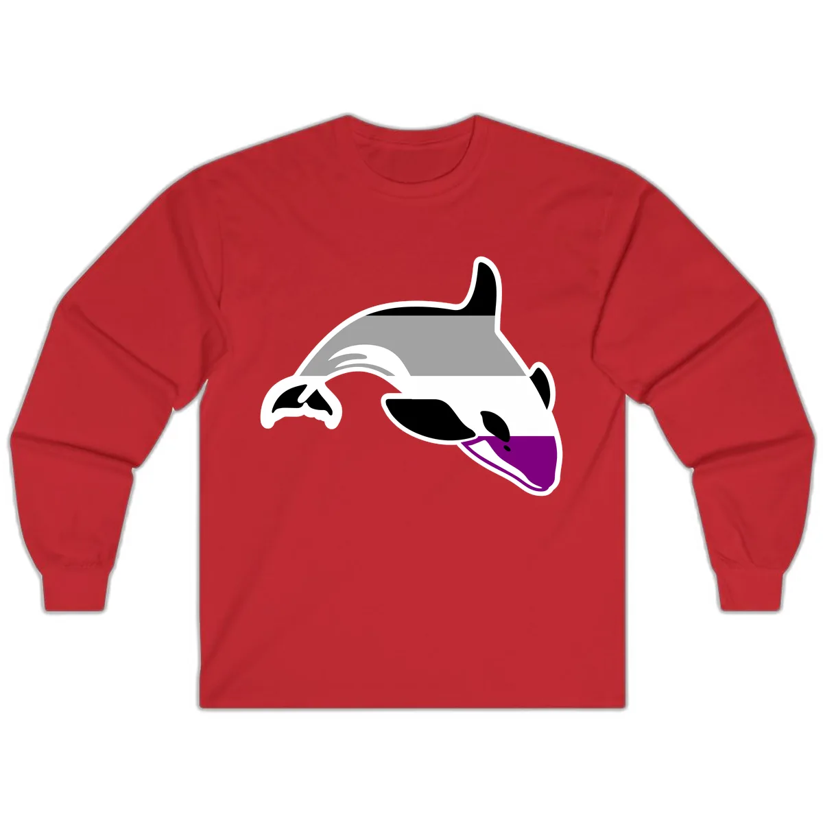 Orca Pride Long Sleeve in Red