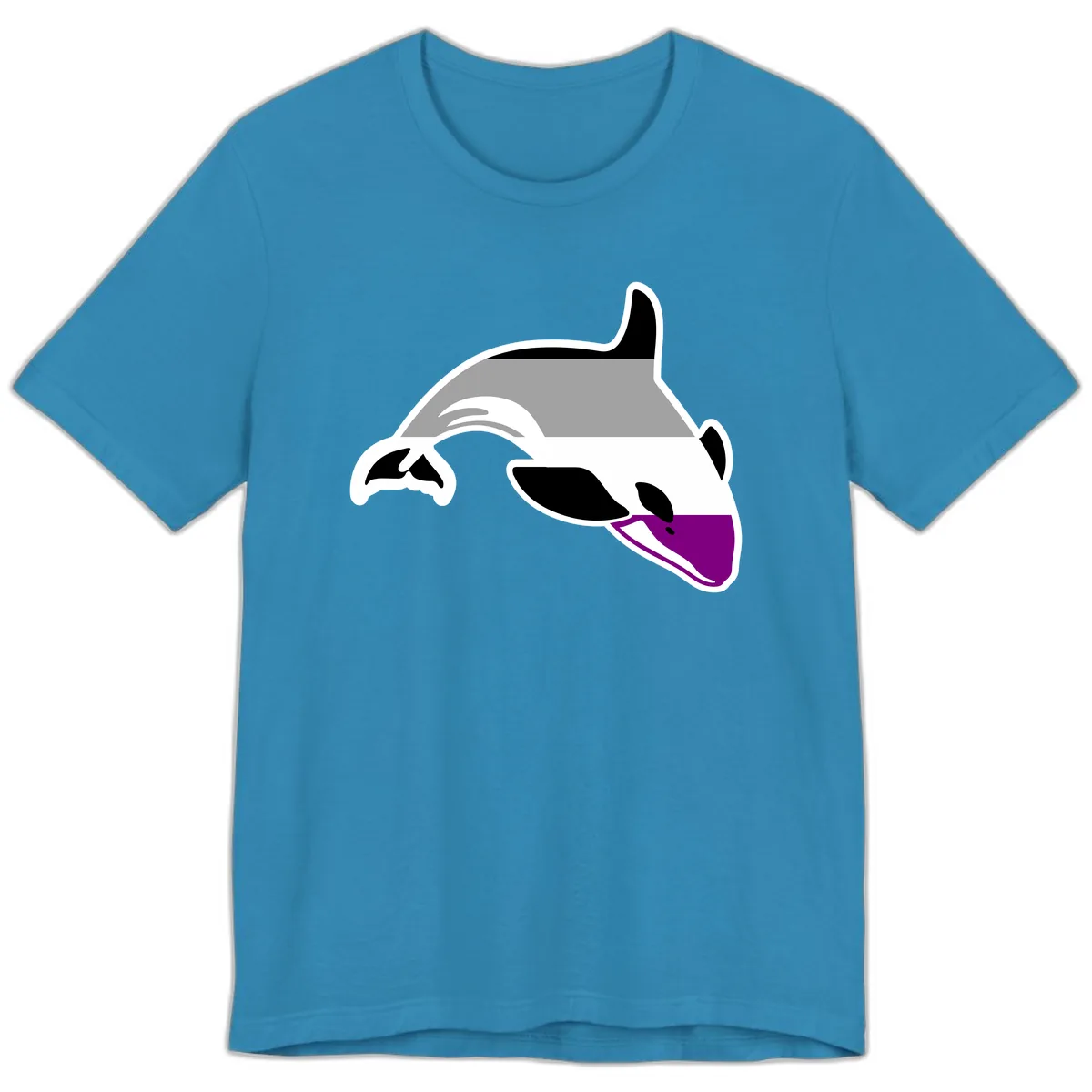 Orca Pride Premium T-Shirt in Aqua
