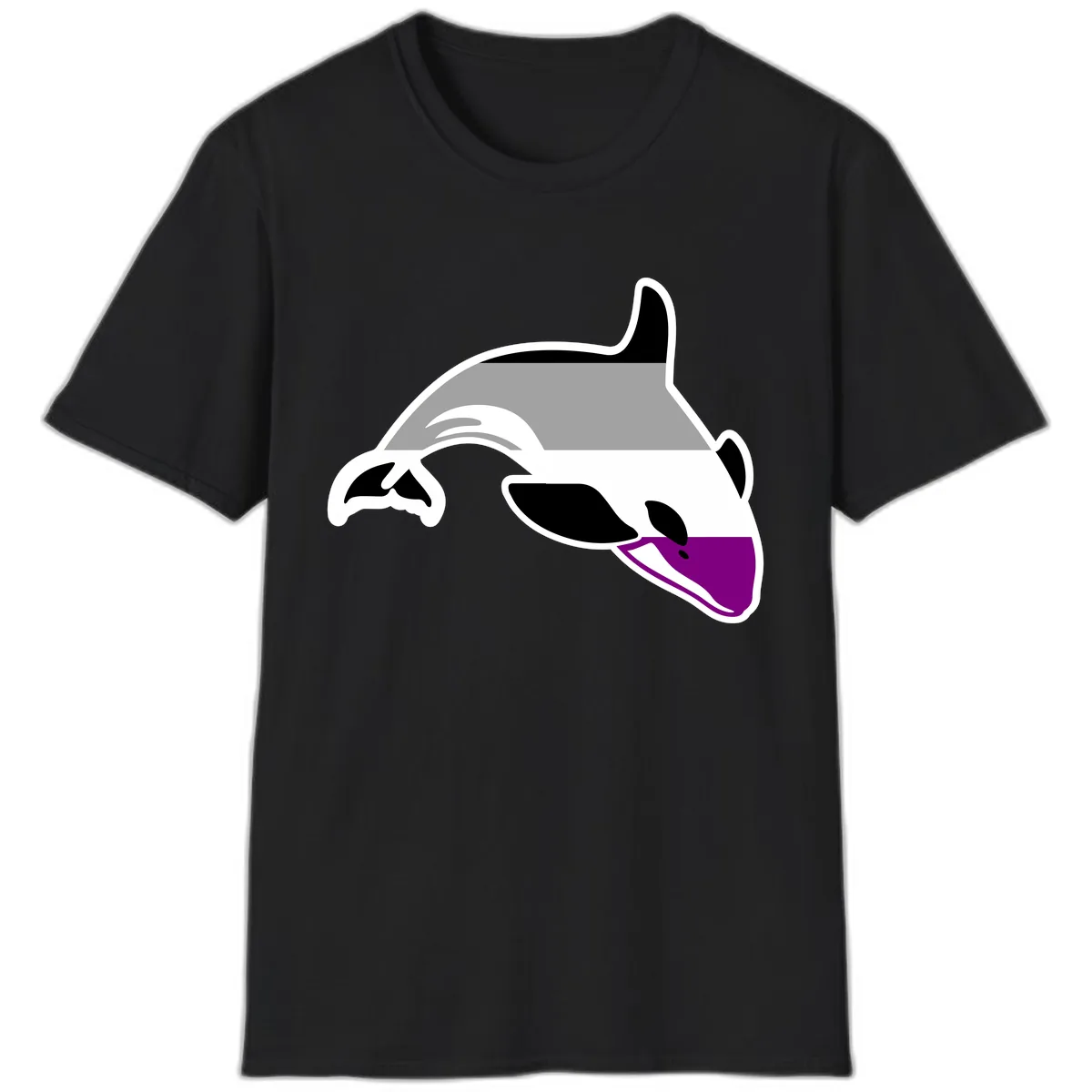 Orca Pride T-Shirt in Black