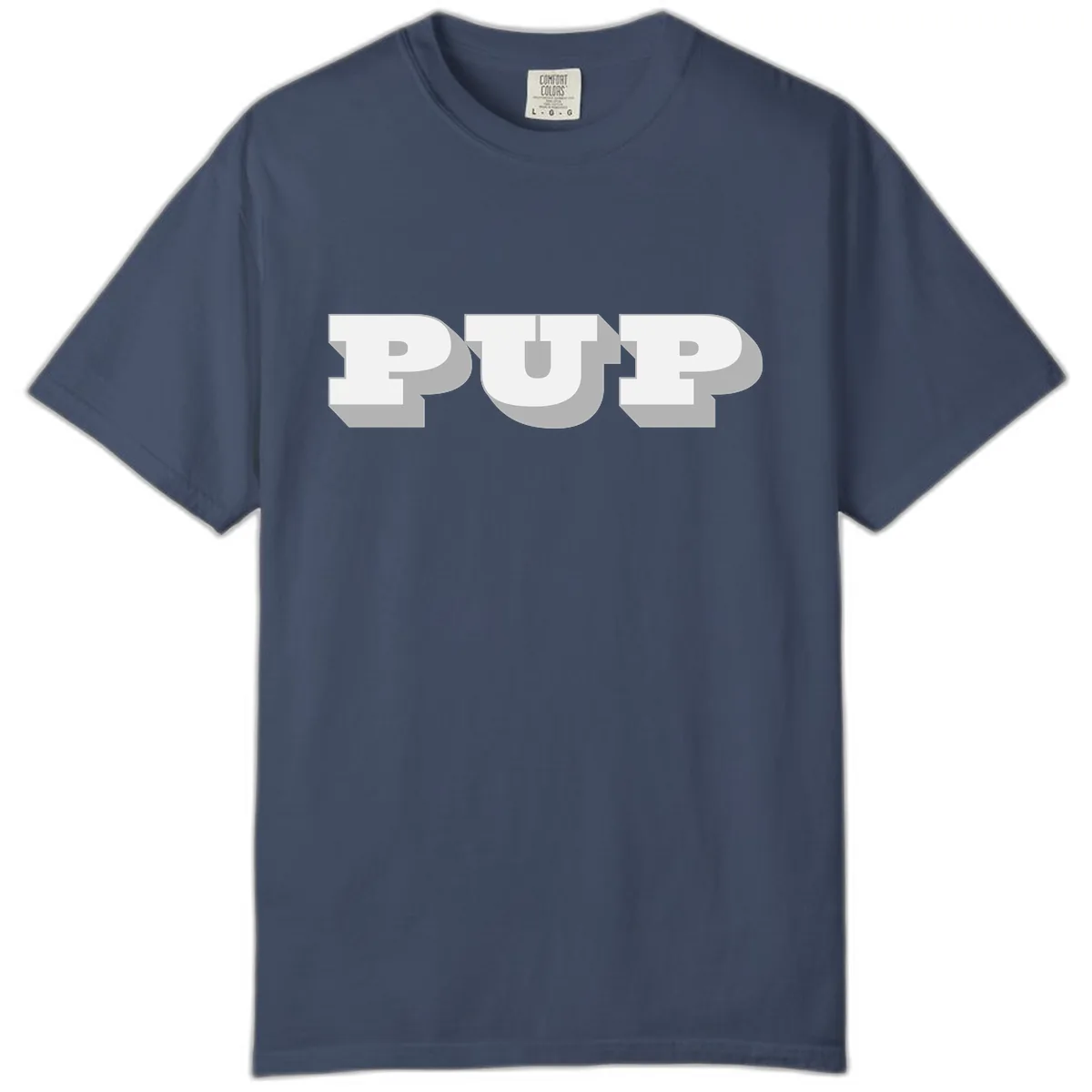 Bold Puff Typography Design Comfort Color in Midnight