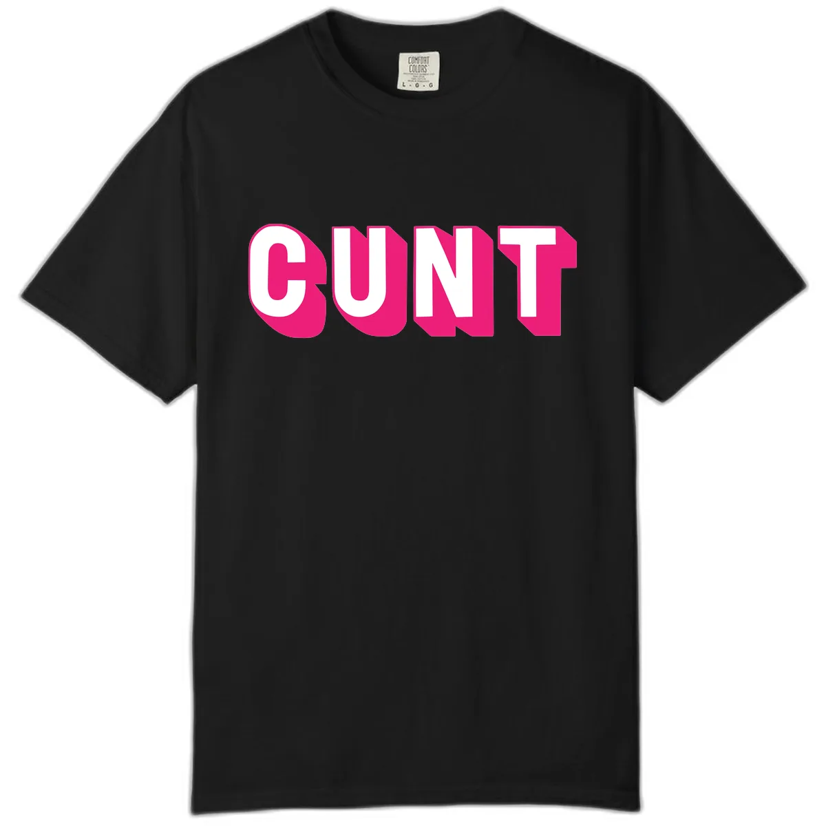 Sunt Bold Pride Statement Comfort Color in Black