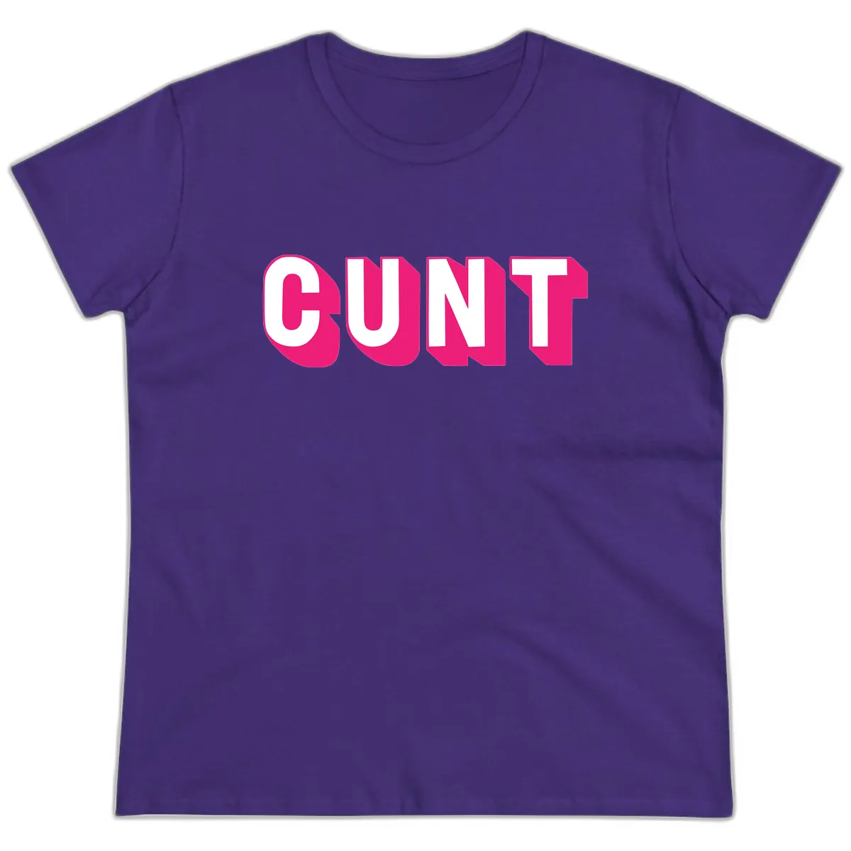 Sunt Bold Pride Statement Ladies Tee in Purple