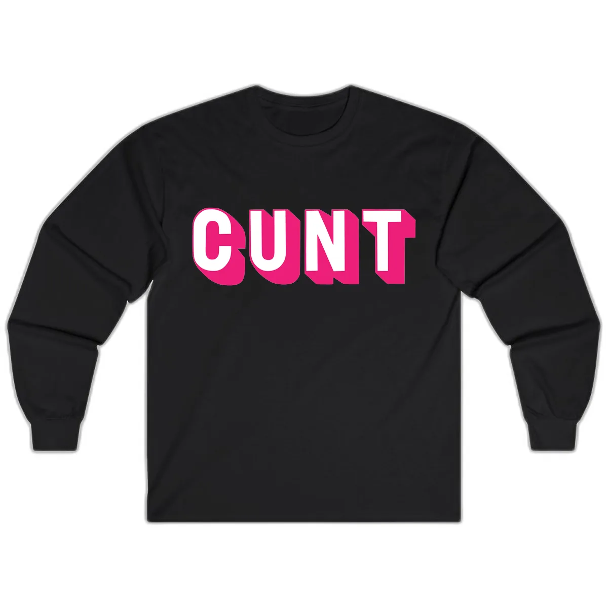 Sunt Bold Pride Statement Long Sleeve in Black