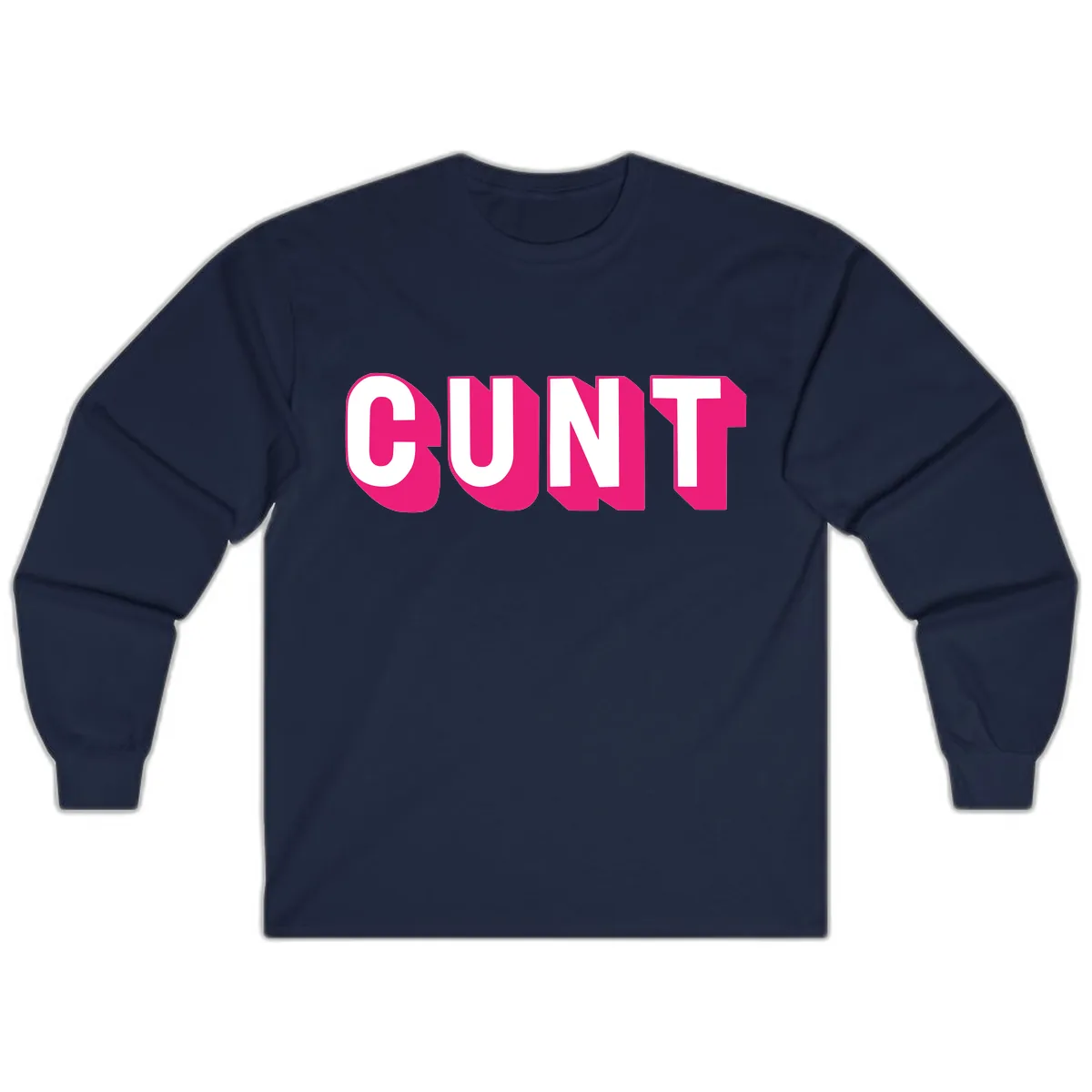 Sunt Bold Pride Statement Long Sleeve in Navy